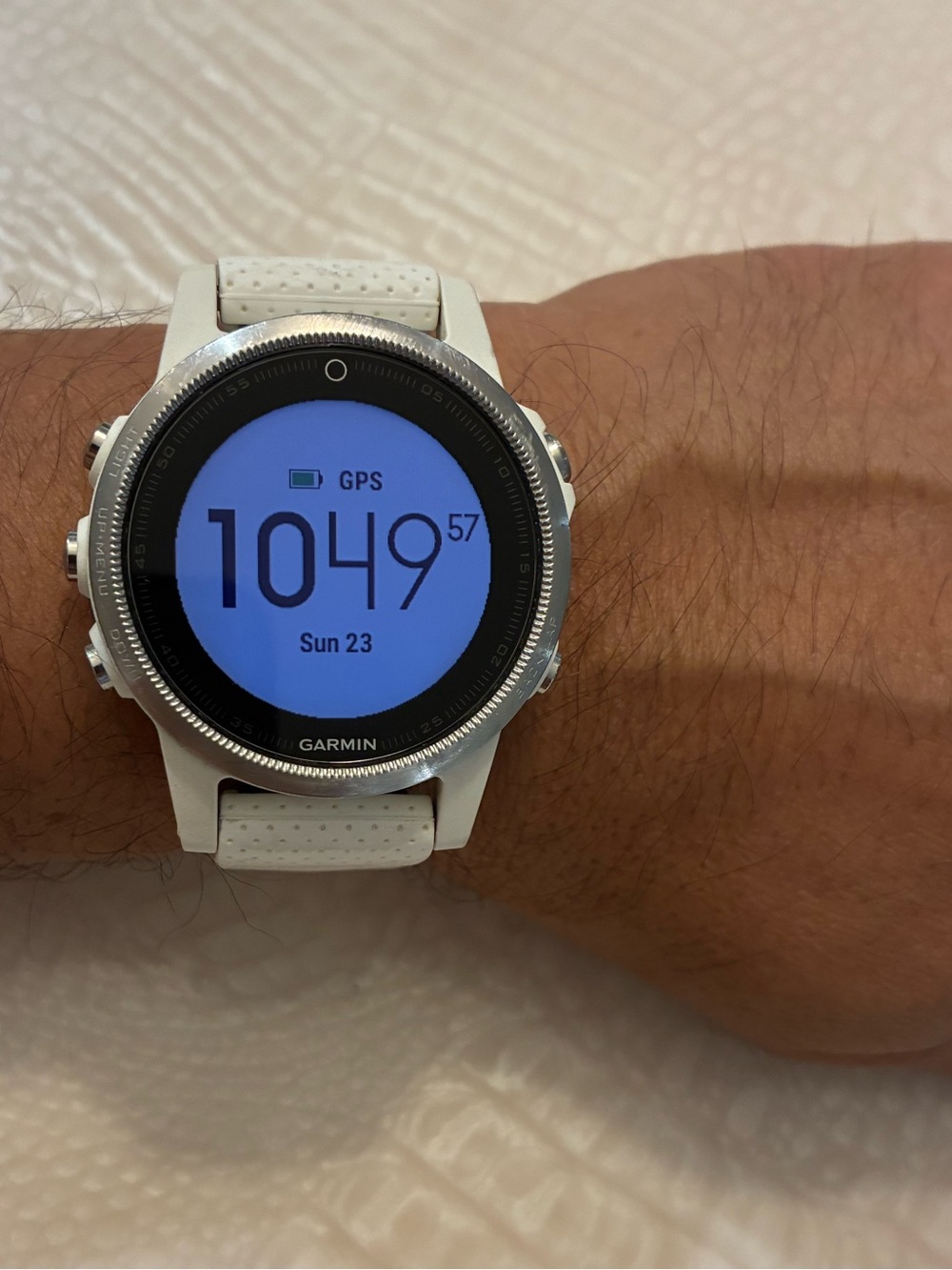 garmin fenix 5s White and Silver GPS Sport Watch